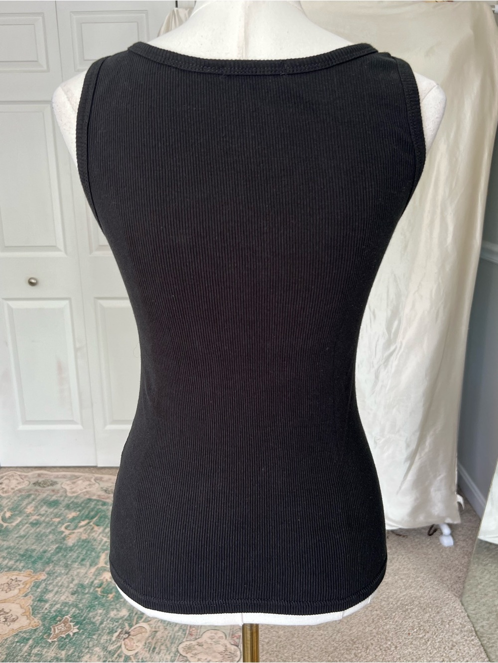Y2K Diva Graphic Rhinestone Ribbed Tank - Picture 3 of 6